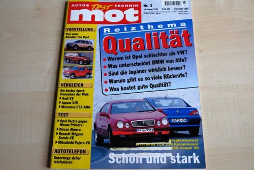 Mot 1998 mercedes e 55 - mot, 03/1998